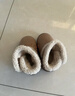 B.Duck小黄鸭童鞋儿童棉靴冬季男女童宝宝加绒保暖毛绒短靴6804棕米25 实拍图