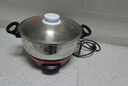 多星山东多星锅家用大容量电热锅蒸煮一体锅多功能电火锅电炒菜炒锅淄博多星电锅多星专卖店 28cm单蒸笼 实拍图