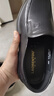 老人头（LAORENTOU）商务休闲皮鞋男春秋季透气软底牛皮正装婚礼鞋爸爸鞋 A90192 黑40 实拍图