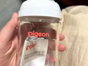 贝亲（Pigeon）玻璃奶瓶宽口径防胀气160ml S号奶嘴 1月+ AA186  实拍图