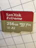 闪迪（SanDisk）256GB TF(MicroSD)内存卡 4K极速金卡A2 V30 U3行车记录仪 运动相机无人机 监控存储卡 读190MB/s 实拍图