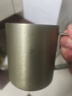 京东京造不锈钢双层保温桌面马克杯420mL 户外露营水杯 304咖啡杯橄榄绿 实拍图