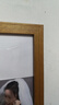 金隆兴A4实木相框摆台挂墙画框空框装裱照片字画拼图相框执照框柚木色 实拍图