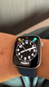 Apple/苹果 Watch Series 10 智能手表GPS+蜂窝款46毫米银色铝金属表壳丹宁色运动型表带M/L MWYG3CH/B 实拍图