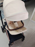 怡戈（Ekobebe）婴儿推车高景观避震轻便坐躺双向折叠新生儿宝宝米色推车+提篮 实拍图