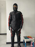 魔鬼竞赛（GHOST RACING）摩托车骑行服套装四季通用男防风透气防摔机车服夹克摩托车赛车服 黑色套装（升级防水款） XL 实拍图