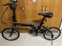 大行（DAHON）KT610折叠自行车16英寸单速男女学生上班上学城市通勤单车 黑色 实拍图