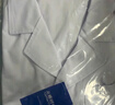 元棉长袖白大褂 松紧袖口四季标准款 男女学生实验室工作服可定制 L码 实拍图