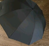 天堂 全自动晴雨伞三折 8骨加固黑胶防晒一键开收易甩干简约 黑色 实拍图