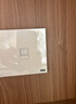 ABB开关插座面板 一开单控单开单控开关 盈致系列 白色 CA101 实拍图