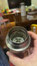 丽贝德商务钛杯保温杯内外纯钛泡茶杯大容量礼盒 皓月银 460ML 实拍图
