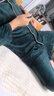 爱慕先生男秋冬海岛绒防静电睡衣家居服套装NS43C951P绿色180 实拍图
