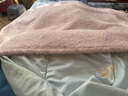 法兰绒毯单人毛毯毛巾被盖毯垫小被子午休办公室宿舍披肩毯铺盖 100*140cm，±5cm 颜色随机 实拍图