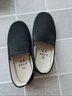 3514老北京布鞋工作鞋轻便一脚蹬爸爸鞋传统布鞋男士休闲鞋  黑色 43 实拍图