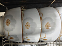 陶瓷碗家用喜庆乔迁新居碗碟餐具套装岁月静好饭碗 岁月静好3碗 实拍图