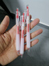 晨光（M&G）文具本味小行家按动中性笔学生0.5红笔签字笔 速干全针管日常刷题书写笔记 红色3支装 AGPH8518C 实拍图