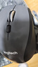罗技（Logitech）M705无线鼠标 激光办公鼠标Mac 右手人体工学鼠标电池款双滚轮模式 笔记本台式鼠标中大手适用优联 M705黑灰色 实拍图