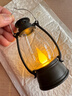 【露营灯】创意复古手提小夜灯网红迷你氛围小马灯桌面摆拍油灯 复古手提小夜灯【黑色1个】 实拍图