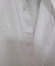 罗蒙（ROMON）纯色商务职业正装男士白衬衫工装外套长袖衬衣男CS108白色4XL 实拍图