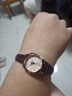 迪士尼（Disney）手表女学生简约气质ins风防水高中生方形腕表女士手表复古小棕表 实拍图