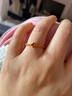 周六福彩宝碧玺黄金足金戒指生日礼物送女友J0212465 约1.87g 14号 晒单实拍图