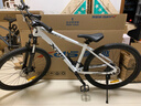 喜德盛（xds）26款山地自行车成人黑客380黑客350黑客500黑客700男士学生上班女 白黑15.5寸【黑客380】 实拍图