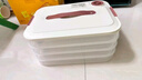 京东京造 饺子冰箱收纳盒 食品接触级包水饺馄饨冷冻收纳盒 （四层一盖） 实拍图