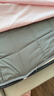 雅鹿·自由自在 A类床垫褥子可折叠双人床垫1.8x2米加厚铺底垫被 180x200cm 灰色 实拍图