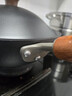传世家徽（Muceski）炒锅铁锅无涂层炒菜锅精铁极铁平底不粘锅燃气电磁炉通用已开锅 30+盖【升级加厚锤纹系列】 30cm 实拍图