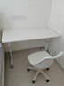 卓博电脑桌升降桌书桌学习桌学生写字桌子长条桌 BZ07白色120*60cm 实拍图
