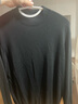 布先生明星同款秋冬季可机洗纯羊毛衫男士毛衣 钢琴黑 M-170 实拍图