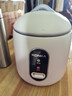 康佳（KONKA）迷你电饭煲 家用小电饭锅 1.2L容量1-2人煮饭婴儿煮粥锅 辅食锅压力 KDFB-1221-W 实拍图