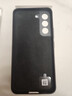 三星（SAMSUNG）Galaxy S22 5G原装手机壳 真皮保护套 s22防摔纤薄皮套 S22【黑色】 实拍图