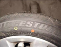 普利司通（Bridgestone）汽车轮胎 225/45R18 95Y XL T005 RFT防爆胎 原厂配套宝马3系前轮 实拍图