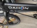 大行（DAHON）折叠自行车20英寸8速铝合金D8碟刹版KBA083暴龙款  黑色 实拍图