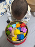 Hape【欧盟品质】木质积木大颗粒防吞咽数字启蒙益智玩具儿童礼物 80粒桶装字母数字积木 高密度山毛榉 1-3Y 实拍图