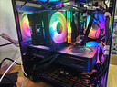 玩嘉孤勇者MINI黑色（旗舰版）+棱镜RGB五风扇套装海景房电脑机箱（上下防尘网/M-ATX主板/240水冷 实拍图