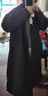 MUJI 女式 蓬松棉服立领大衣 外套女款冬装长款冬季女装棉衣衣服 黑色 L (165/88A) 实拍图