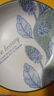 家用釉下彩田园风现代风陶瓷餐具初见7英寸锤纹盘子菜盘饭盘 4个装 实拍图