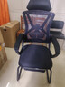 舒客艺家电脑椅办公椅职员网椅会议椅家用靠背休闲椅子弓形学生宿舍学习椅 WE黑色+脚踏弓形【海绵款】 实拍图