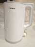 美的（Midea）电水壶热水壶电热水壶304不锈钢无缝内胆双层防烫1.7L大容量1800W烧水壶智能断电SHJ1721 实拍图