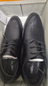 卡帝乐鳄鱼（CARTELO）软牛皮男士皮鞋商务正装鞋男内增高男鞋加绒皮鞋男9585 黑色 40 实拍图