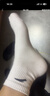 安踏袜子【4双装】运动袜秋季保暖舒适抗菌男女跑步篮球袜短中长筒袜 实拍图