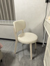 致喜北欧实木餐椅家用简约餐桌椅奶油风靠背座椅软包椅子久坐舒服餐椅 白色实木框架-米白色猫爪皮 实拍图
