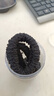优家UPLUS高弹力发圈6个加粗无接缝发绳头绳皮筋扎头发橡皮筋黑色 实拍图
