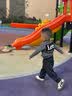 泰兰尼斯学步鞋秋季儿童缓震机能鞋男宝宝轻盈软底女童鞋子米白/黑24码 实拍图