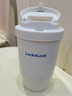 乐扣乐扣（LOCK&LOCK）夏天塑料水杯奶茶杯Tritan带吸管户外便携提手男女杯子520mL绿色 实拍图