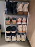 弘星隆鞋架子家用门口多层简易宿舍爆款2025鞋柜出租房用小窄小型入户门 4层 白 45CM【单层可放2双鞋】 实拍图