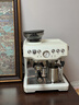 铂富（Breville）BES870 半自动咖啡机 家用意式 研磨奶泡一体式 可拆卸豆仓 16档研磨 白色 实拍图