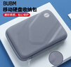 BUBM 移动硬盘包2.5英寸通用数据线收纳盒U盘手机U盾充电宝保护套数码配件防震包 BM010D1011-A 香芋紫 实拍图